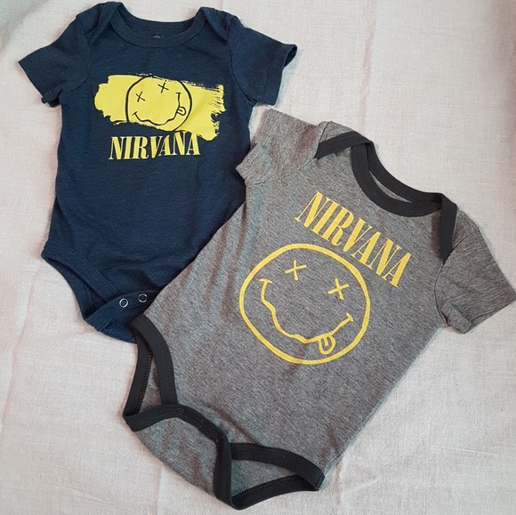 nirvana baby onesie